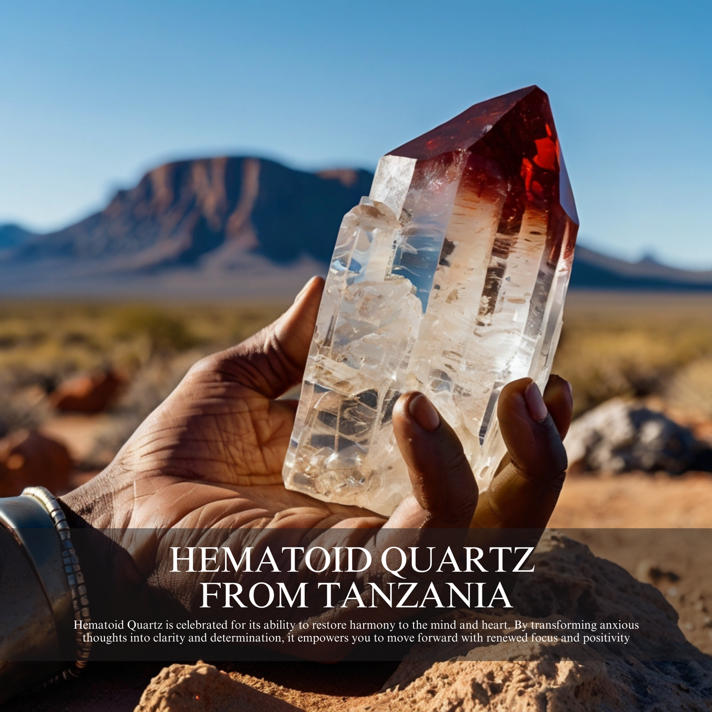 Hematoid Quartz Serenity Bracelet - JWPatronus