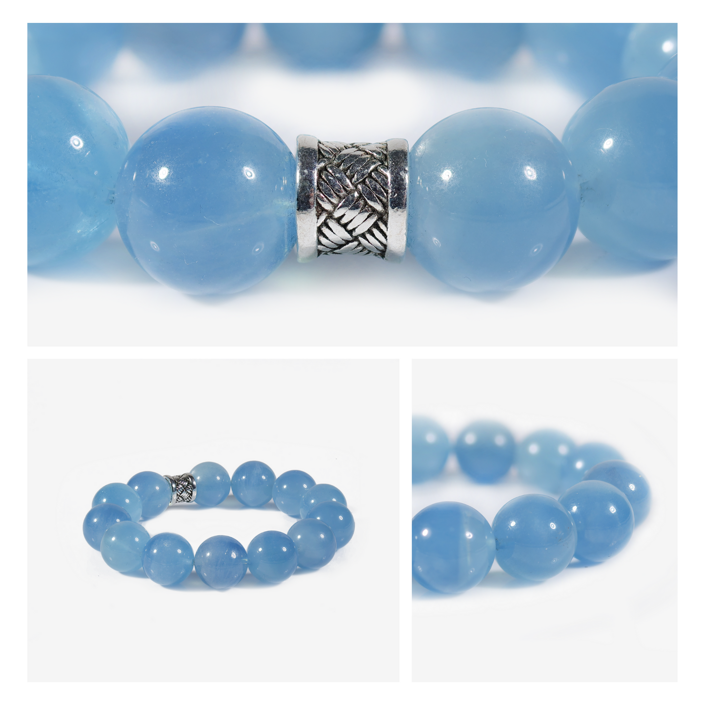 Ocean's Grace Aquamarine Bracelet - JWPatronus