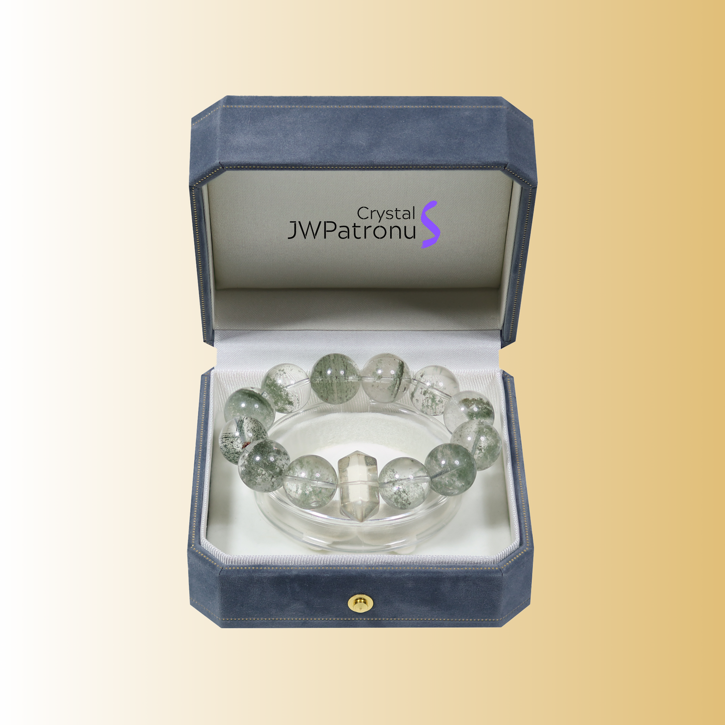 Mystic Forest Green Phantom Quartz Bracelet - JWPatronus