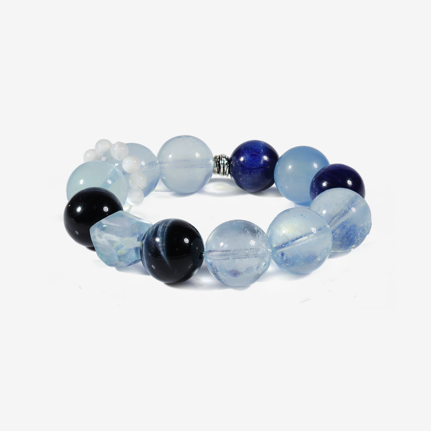 Celestial Waves Aquamarine Bracelet - JWPatronus