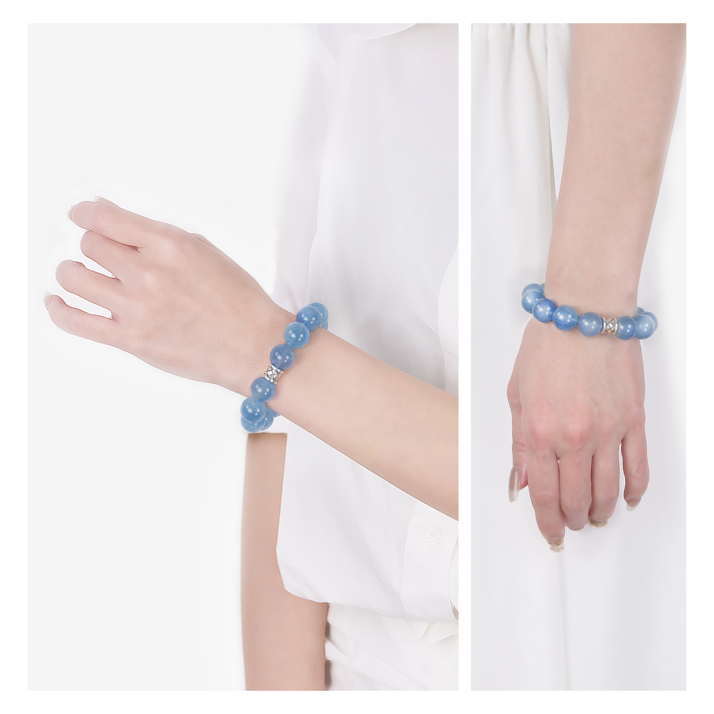 Ocean's Grace Aquamarine Bracelet - JWPatronus