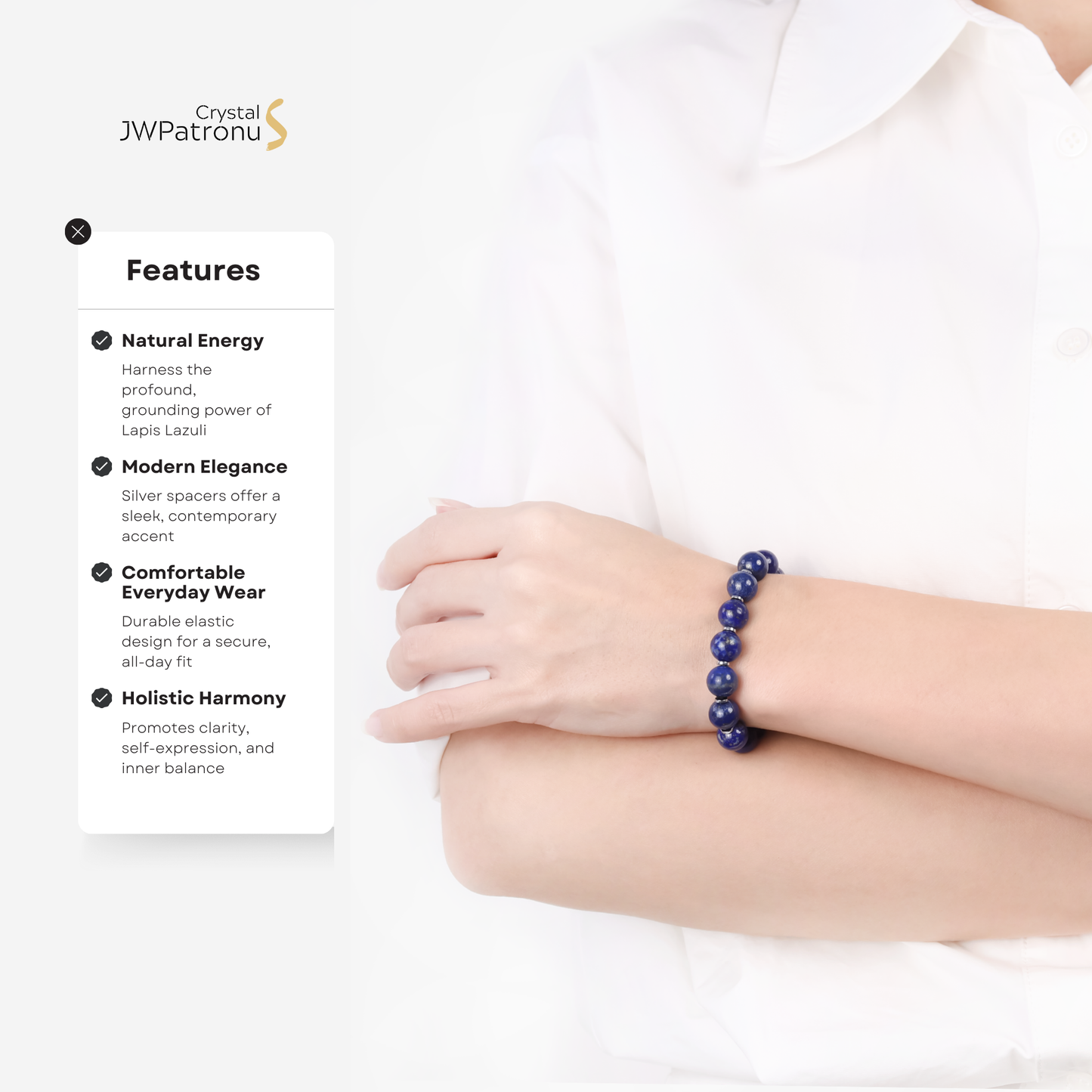 Celestial Lapis Bracelet - JWPatronus