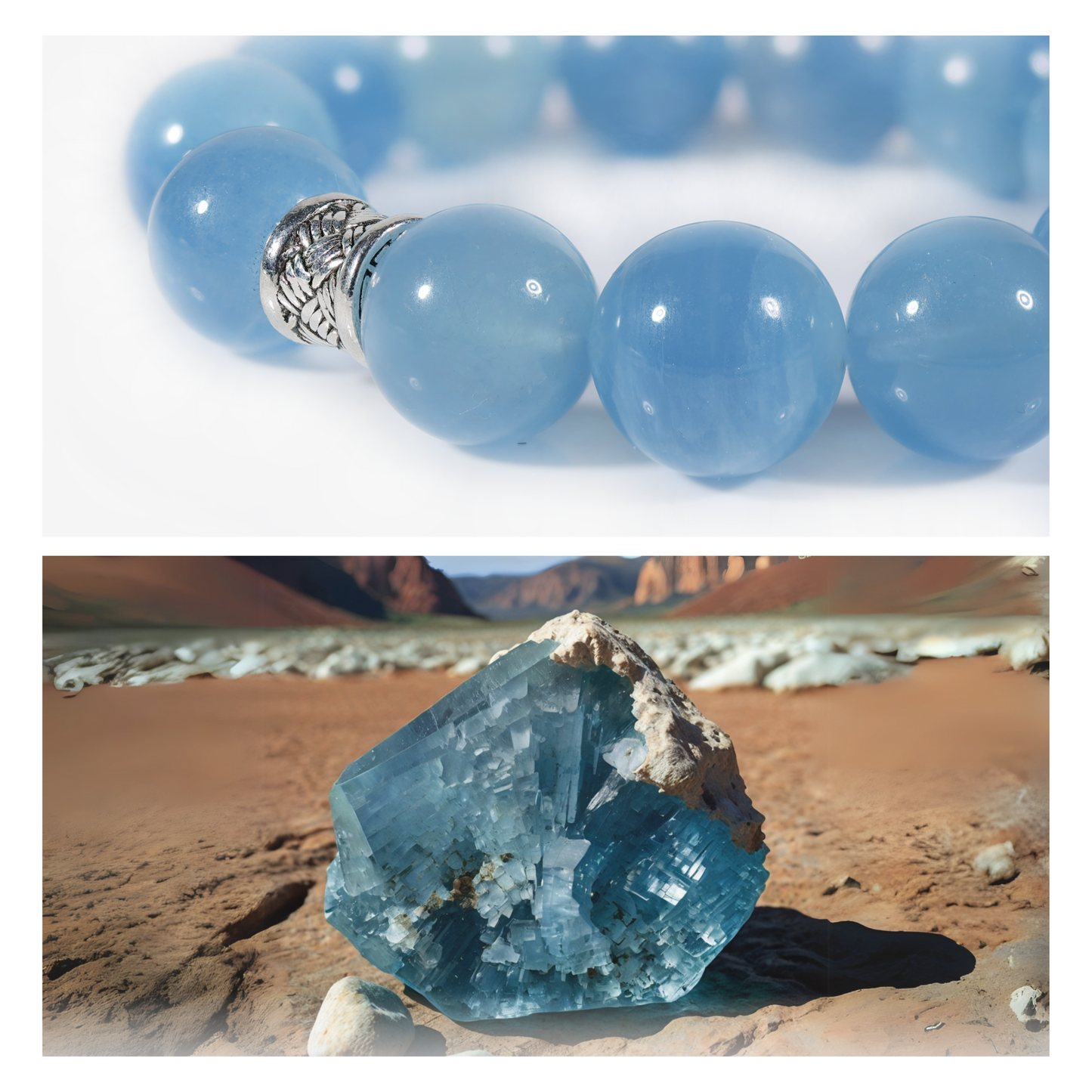 Ocean's Grace Aquamarine Bracelet - JWPatronus