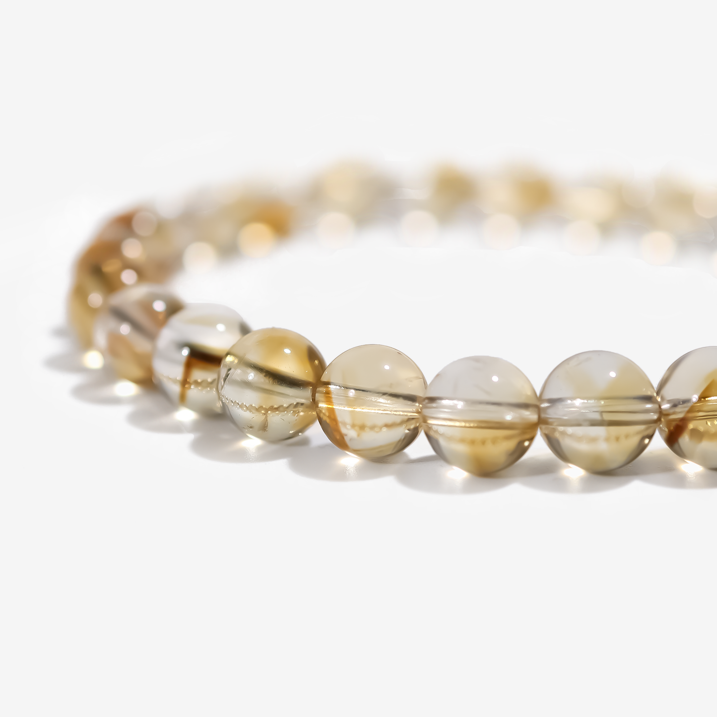 Serenity Citrine Bracelet – 8mm natural golden Citrine beads, handcrafted to inspire positivity, confidence, and joy by JWPatronus
