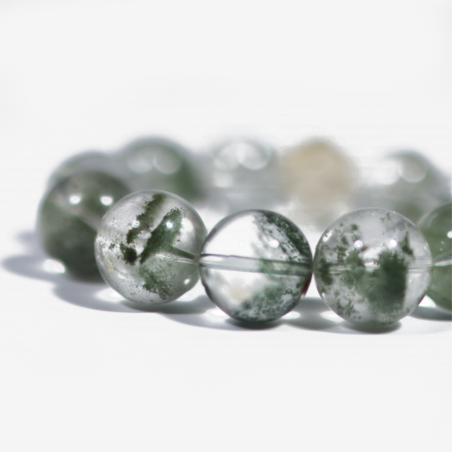 Mystic Forest Green Phantom Quartz Bracelet - JWPatronus