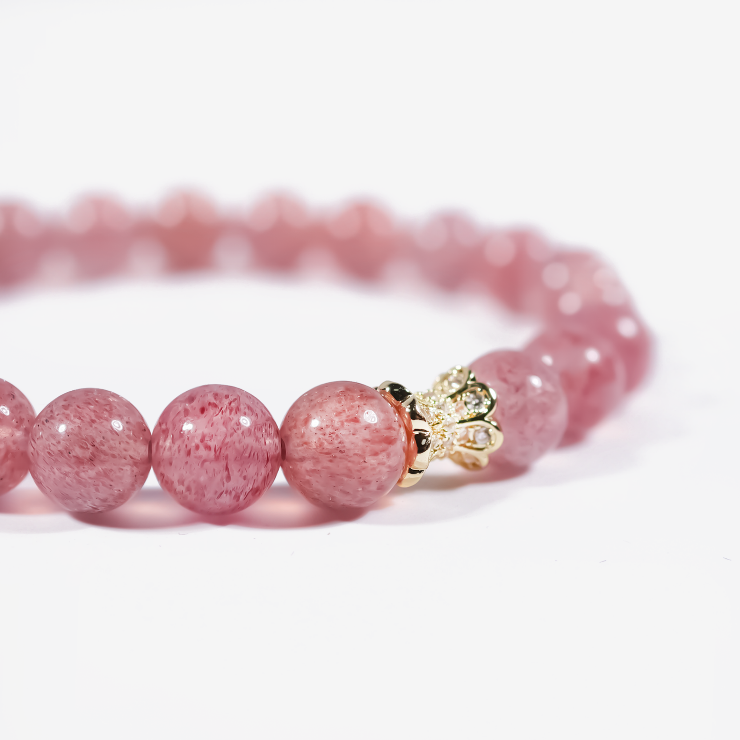 Frostborn Strawberry Quartz Bracelet - JWPatronus