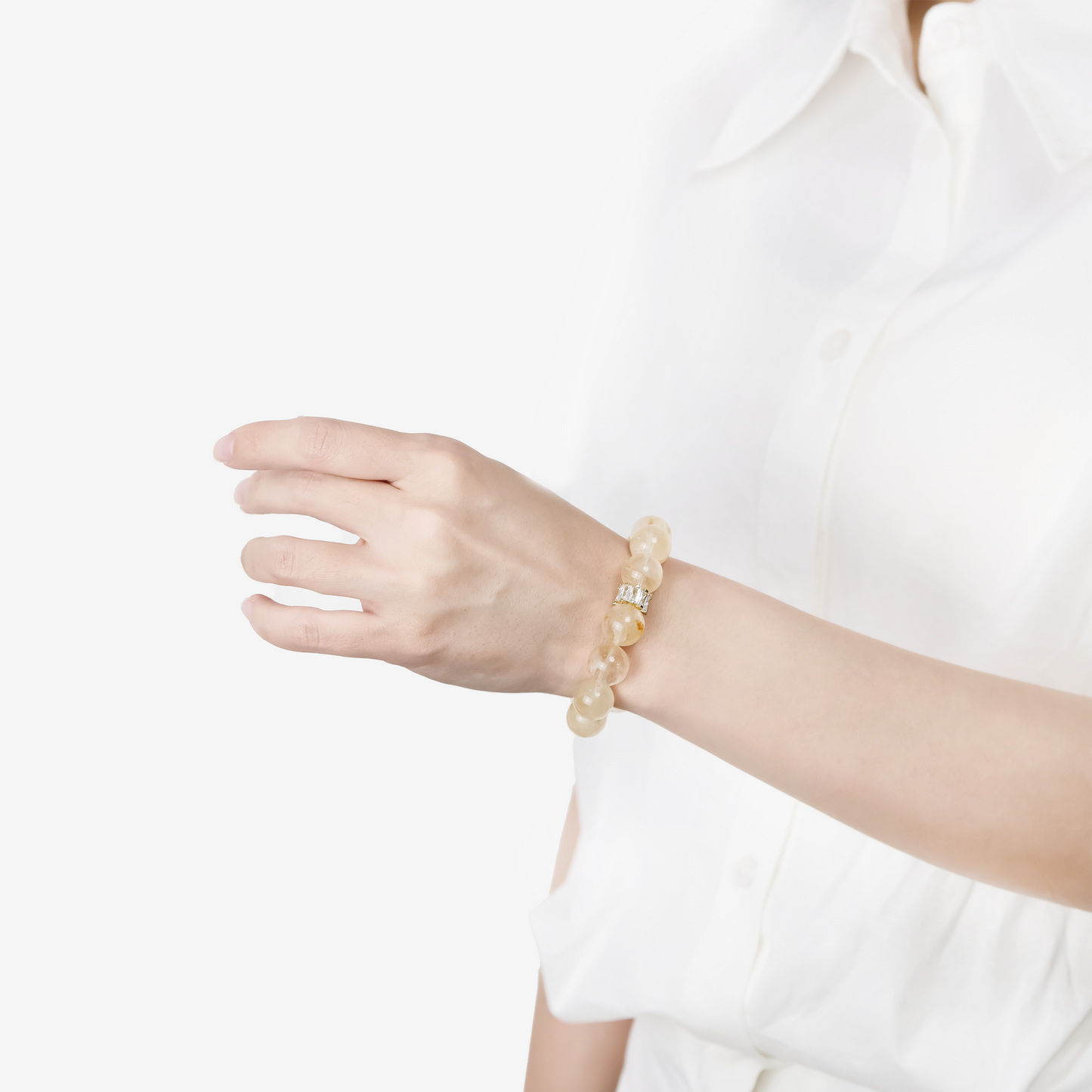 Golden Hematoid Quartz Bracelet - JWPatronus