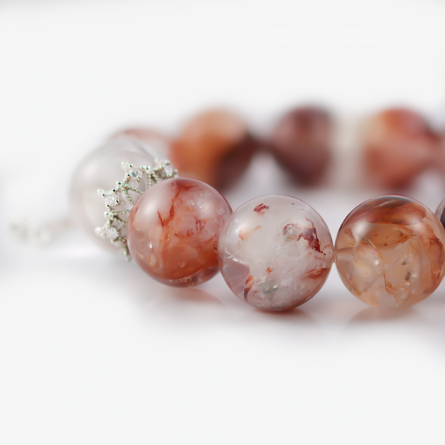 Hematoid Quartz Serenity Bracelet - JWPatronus