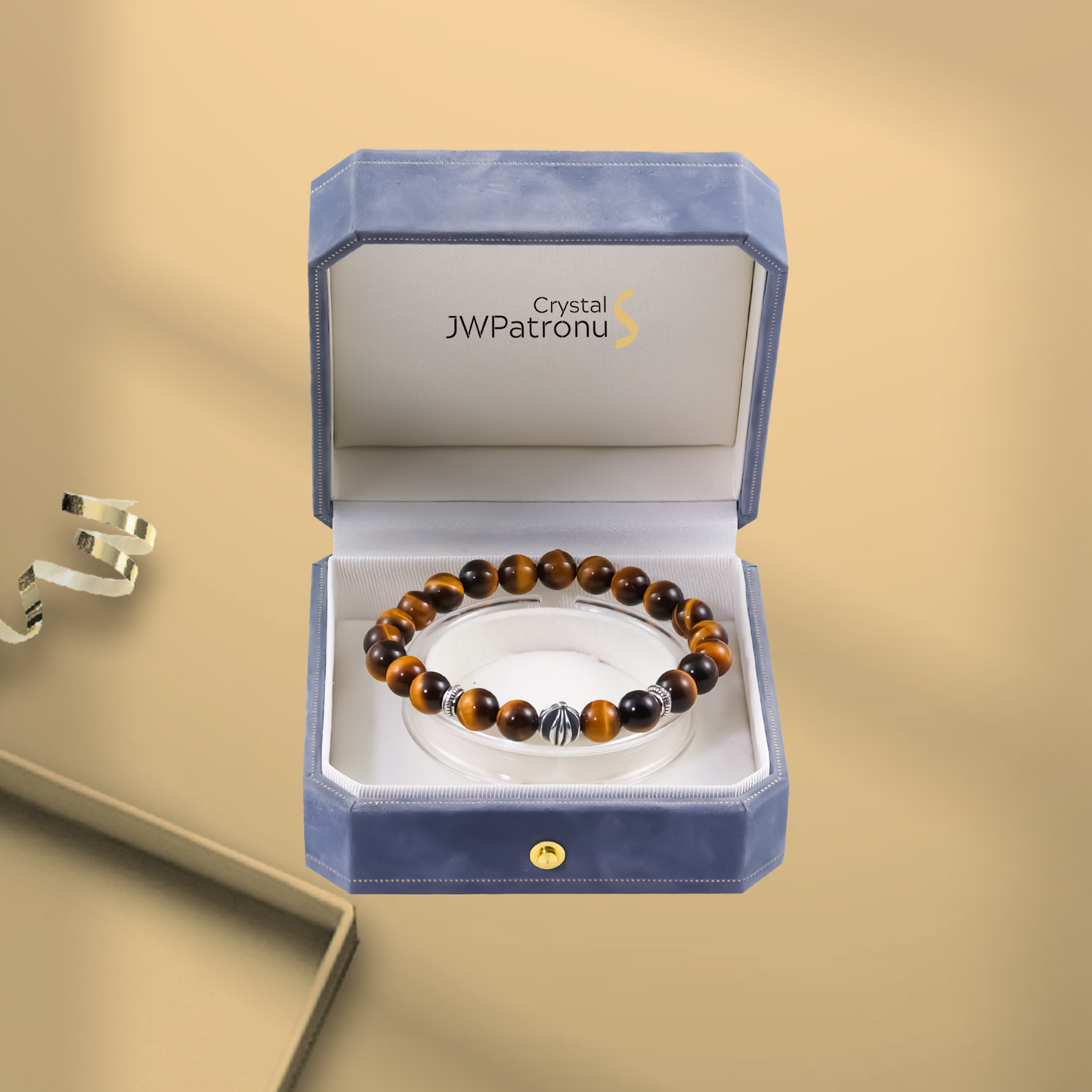 Guardian Tiger’s Eye Cross Bracelet - JWPatronus