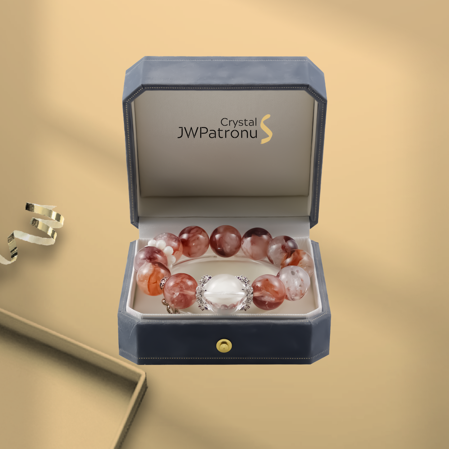 Hematoid Quartz Serenity Bracelet - JWPatronus