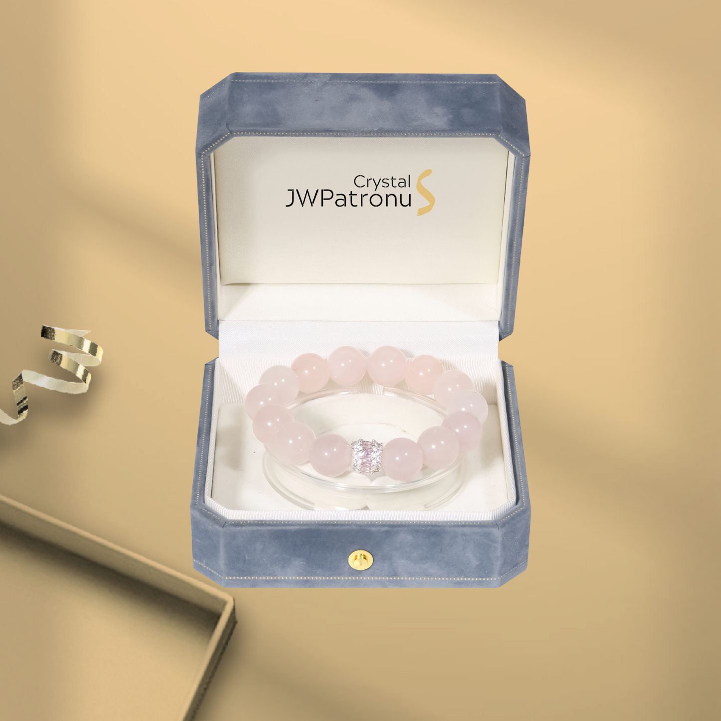 Royal Rose Quartz Serenity Bracelet - JWPatronus