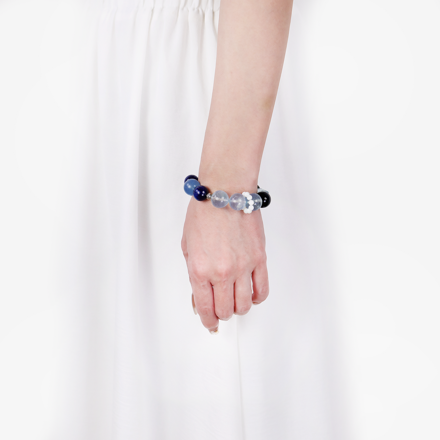 Celestial Waves Aquamarine Bracelet - JWPatronus