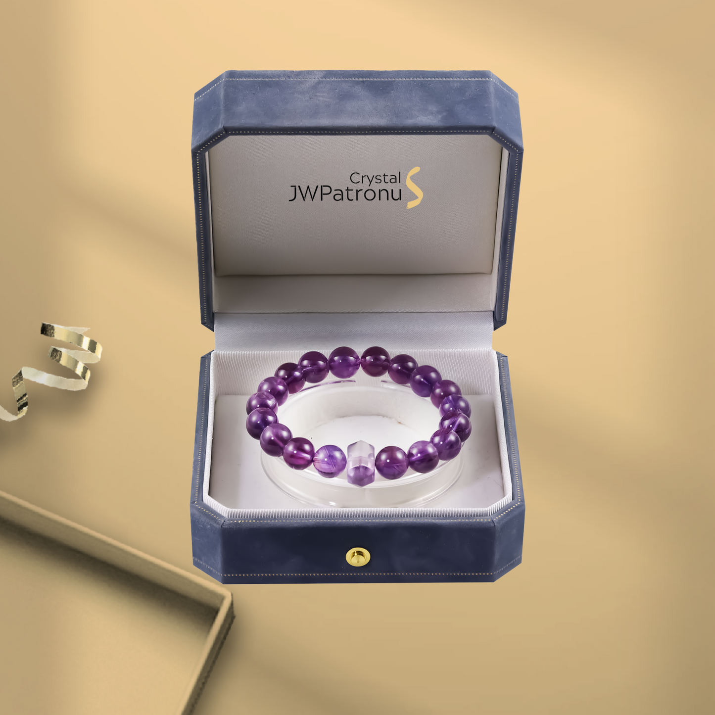 Serene Amethyst Pillar Bracelet - JWPatronus