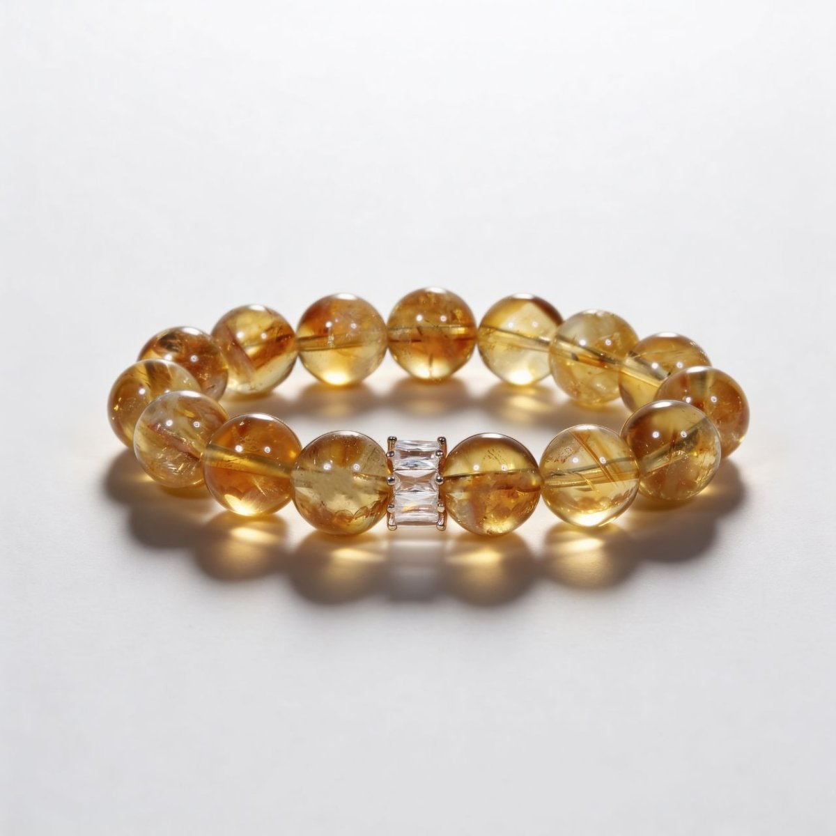 Magnifique Citrine Naturelle Du Brésil – 5.15 Carats – Taille Coussin – Chauffée