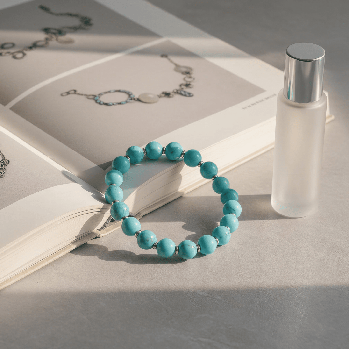 Skybound Turquoise Bracelet by JWPatronus – natural crystal bracelet for women