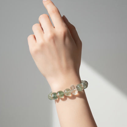 Mystic Forest Green Phantom Quartz Bracelet - JWPatronus