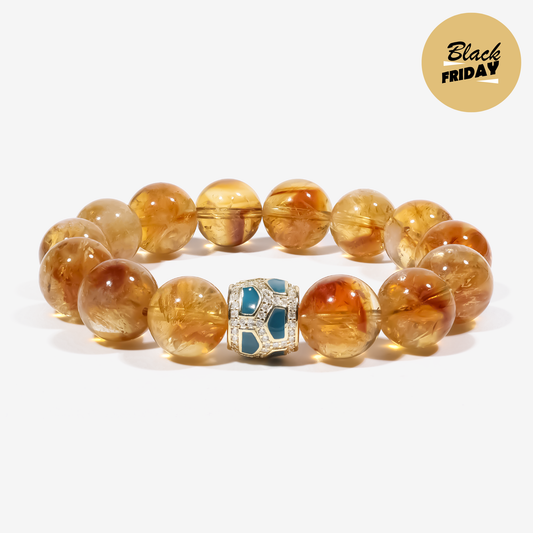 Amber Glow Citrine Bracelet