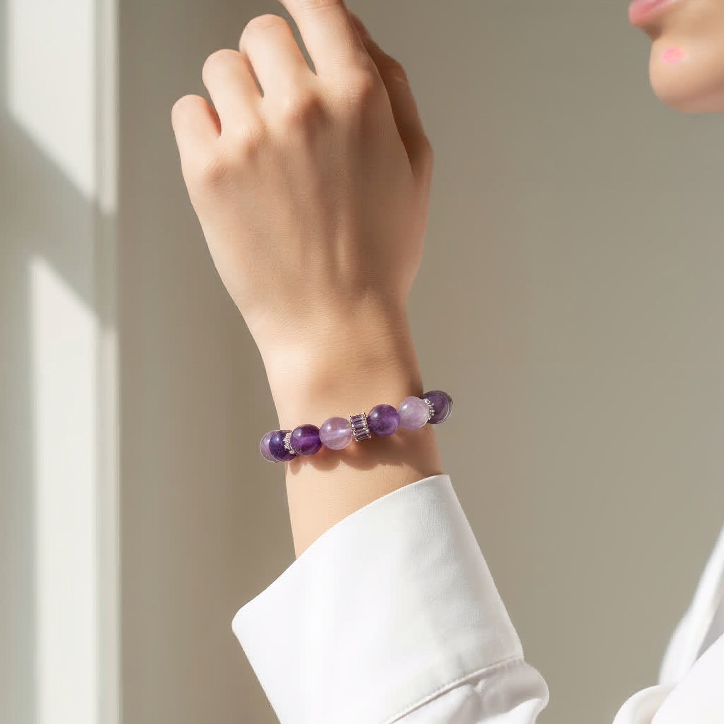Lunar Grace Amethyst Bracelet - JWPatronus