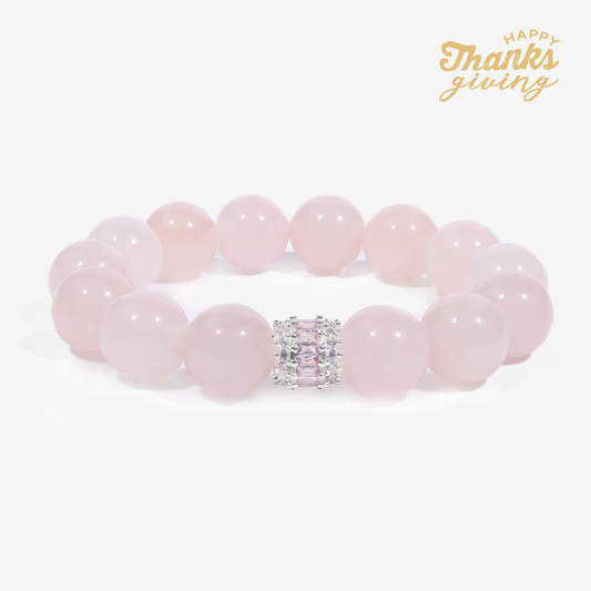 Royal Rose Quartz Serenity Bracelet