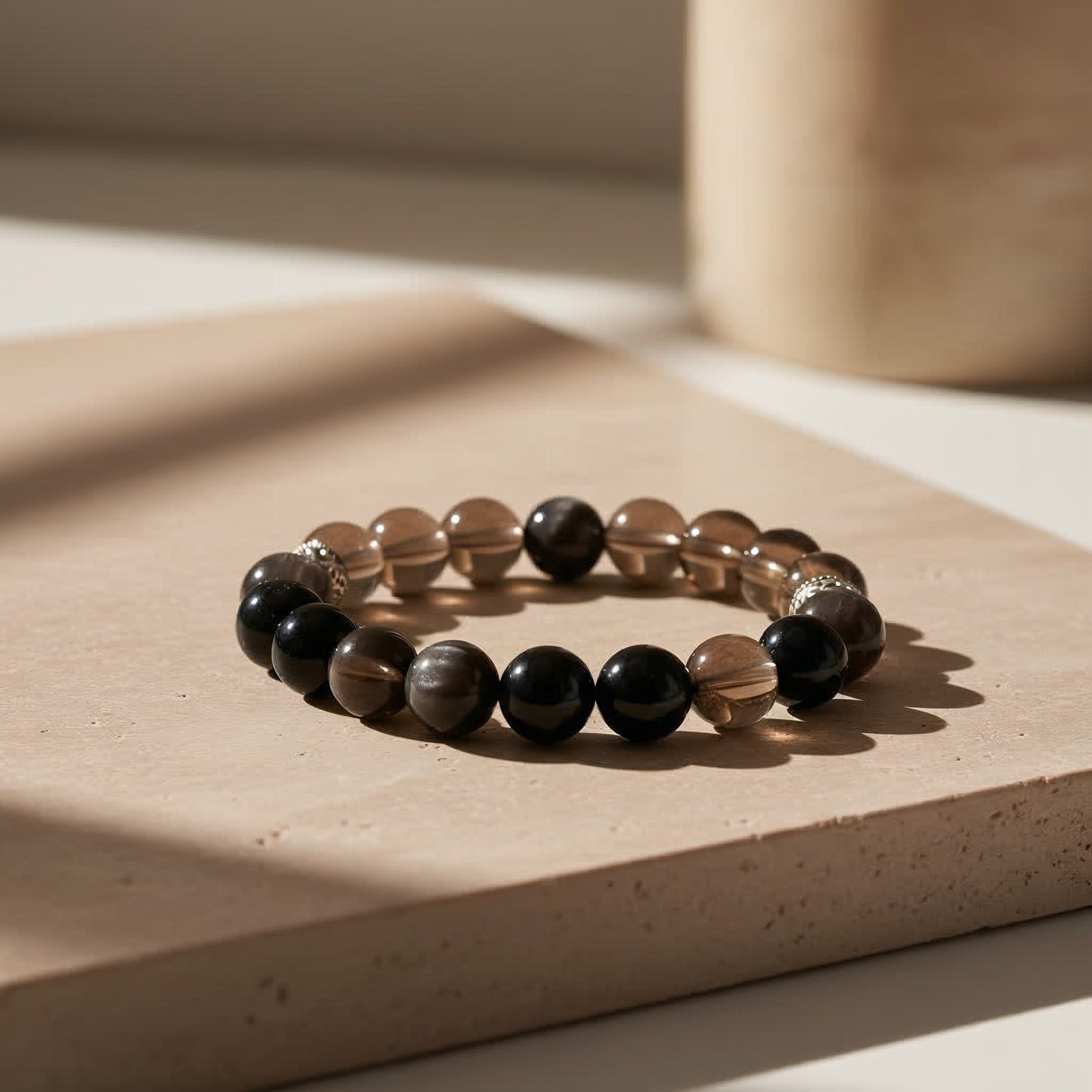 Grounding Serenity Obsidian Bracelet - JWPatronus