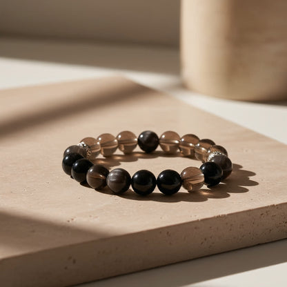 Grounding Serenity Obsidian Bracelet - JWPatronus
