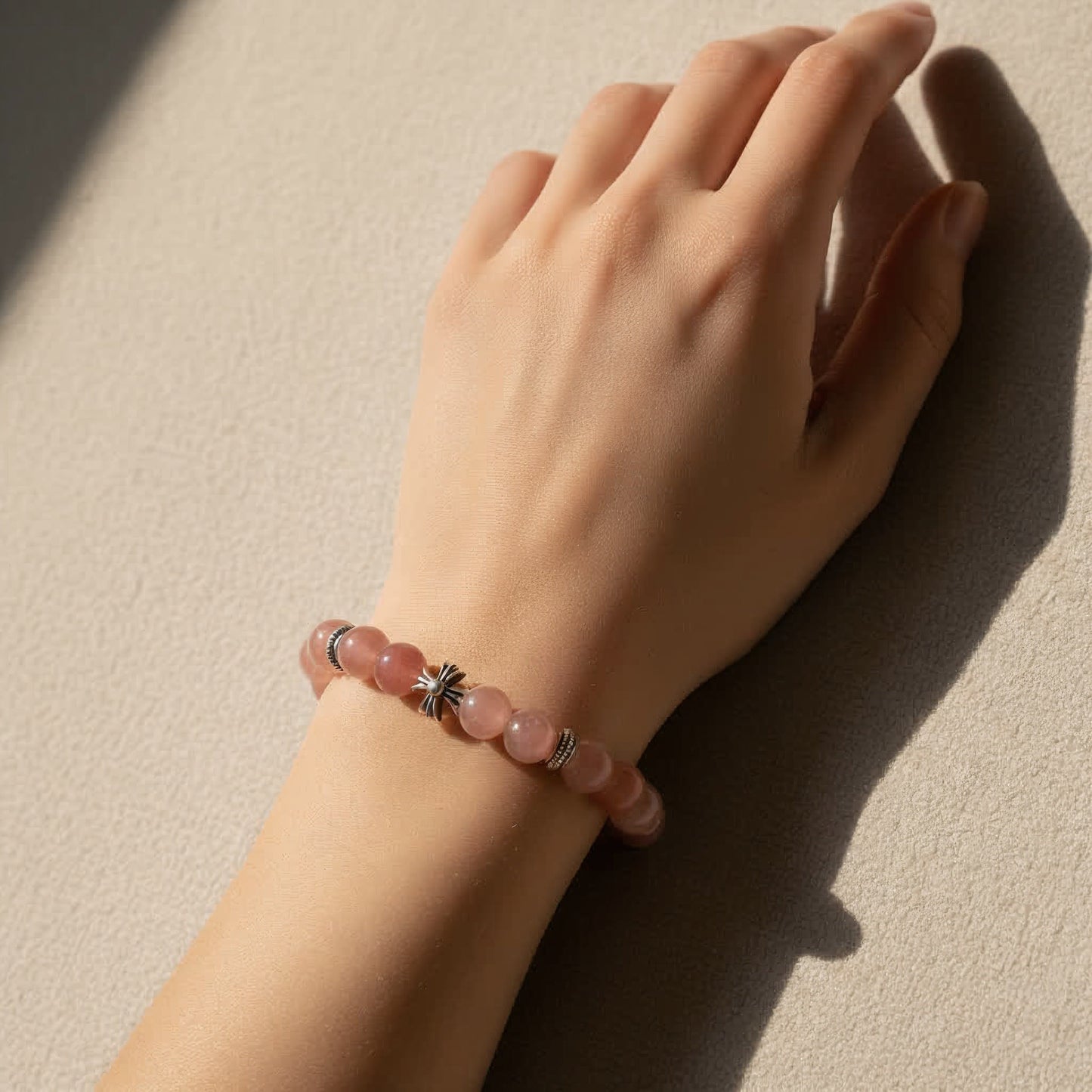 Lucky Blessing Rhodochrosite Bracelet - JWPatronus