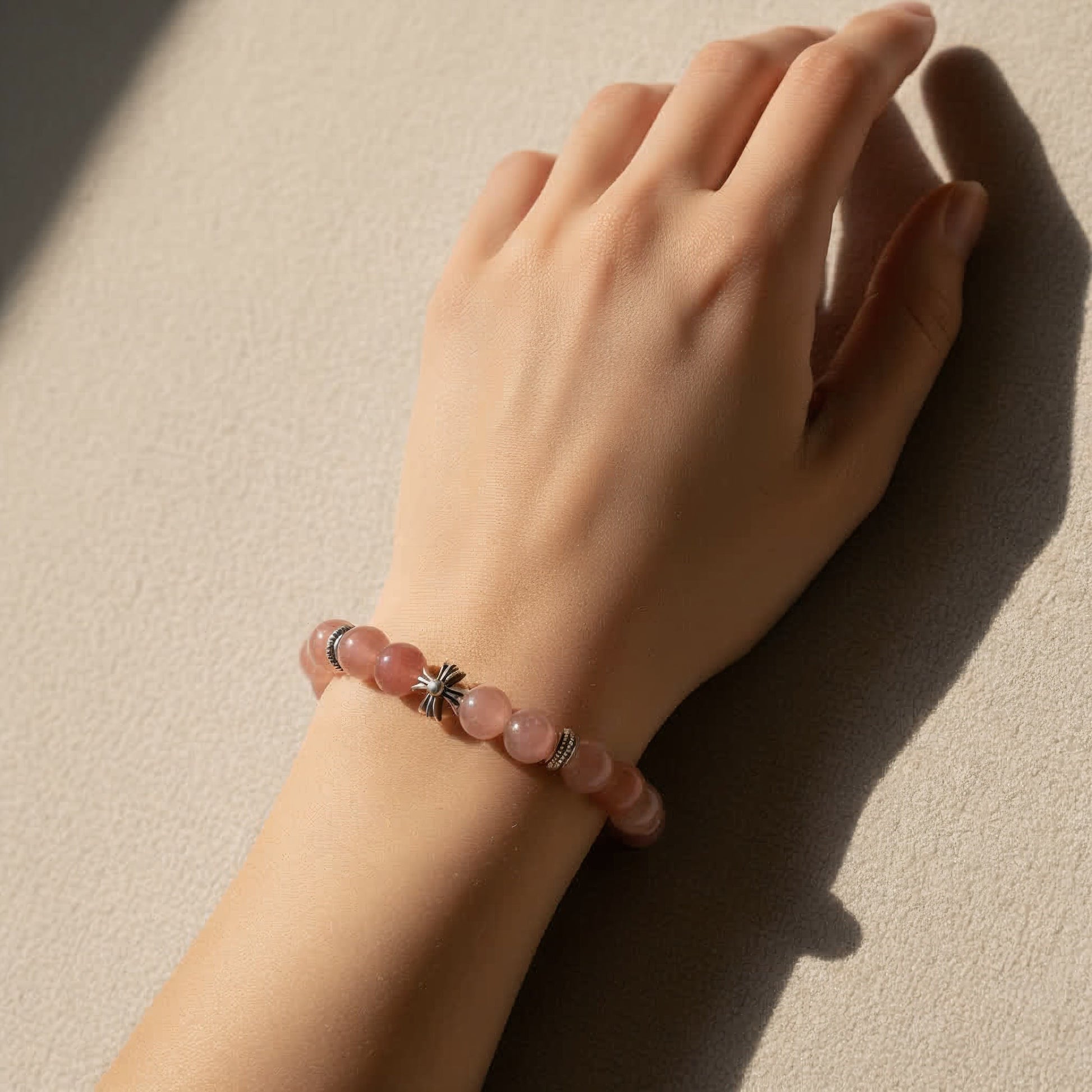 Lucky Blessing Rhodochrosite Bracelet - JWPatronus