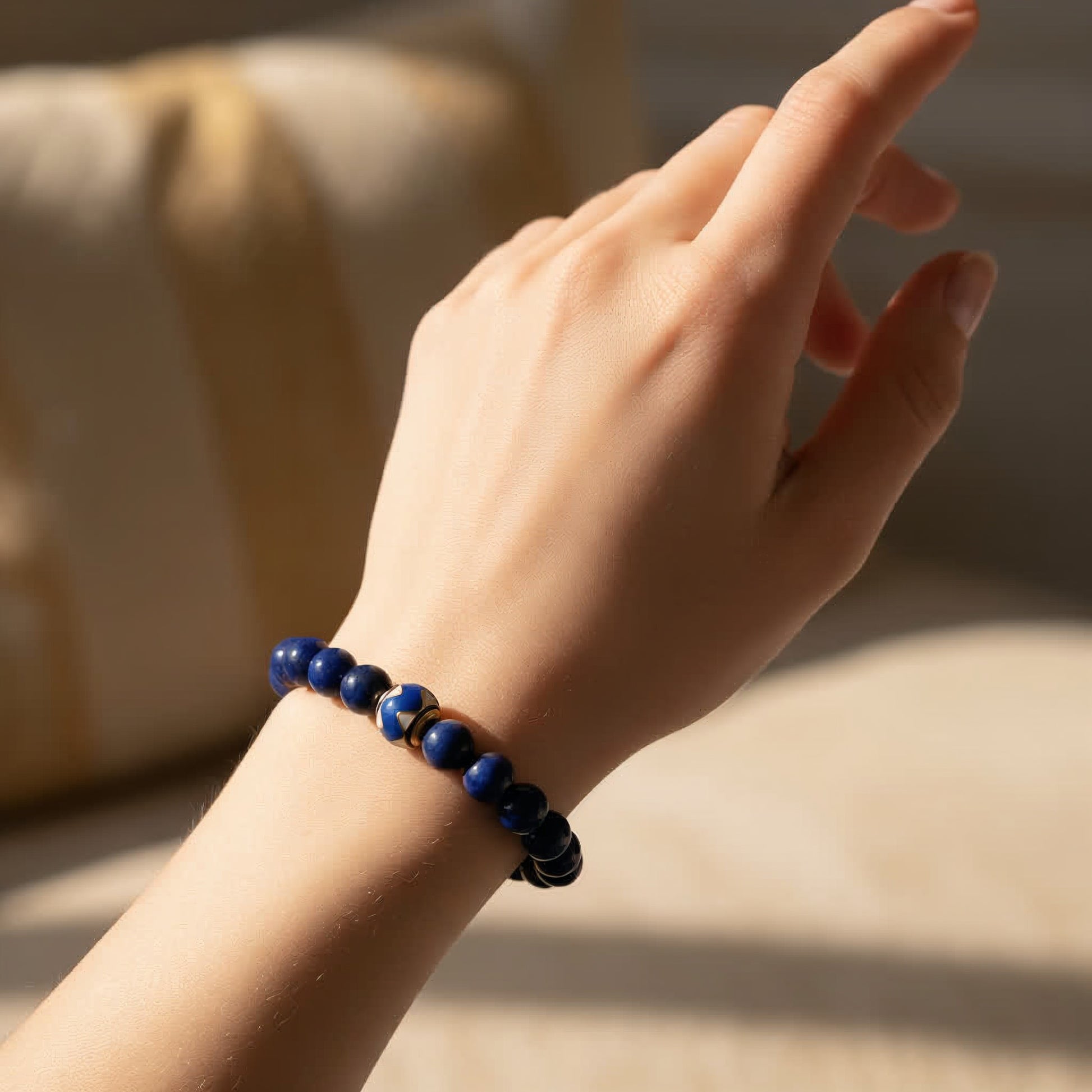 Royal Horizon Lapis Lazuli Bracelet - JWPatronus