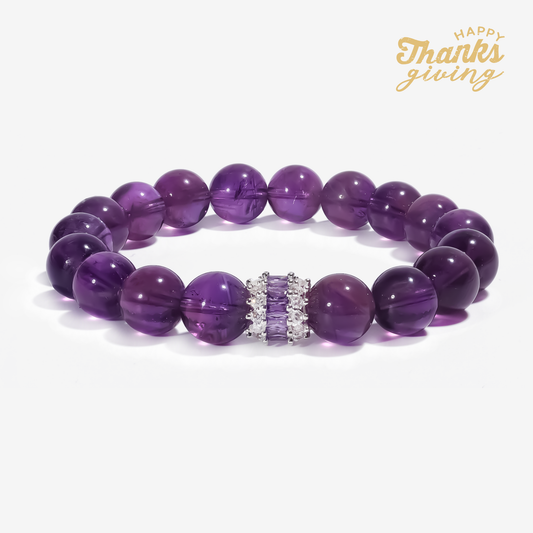 Royal Amethyst Elegance Bracelet