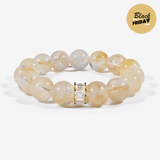 Golden Hematoid Quartz Bracelet