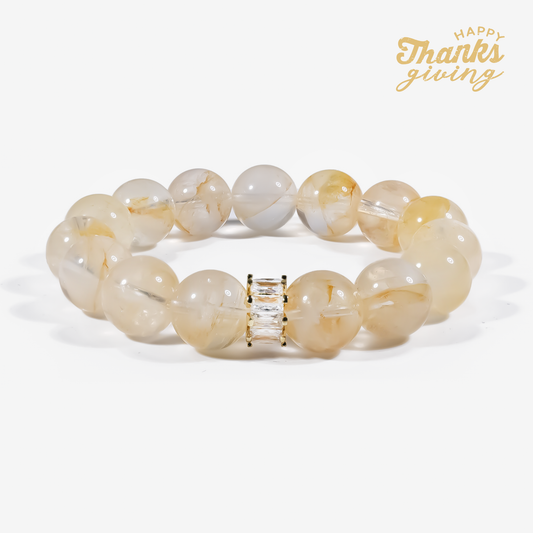 Golden Hematoid Quartz Bracelet