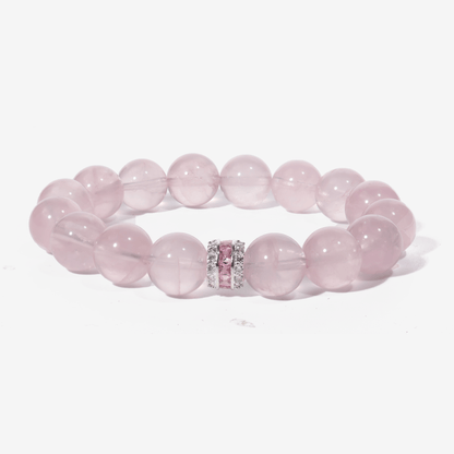 Pure Heart Rose Quartz Bracelet - JWPatronus