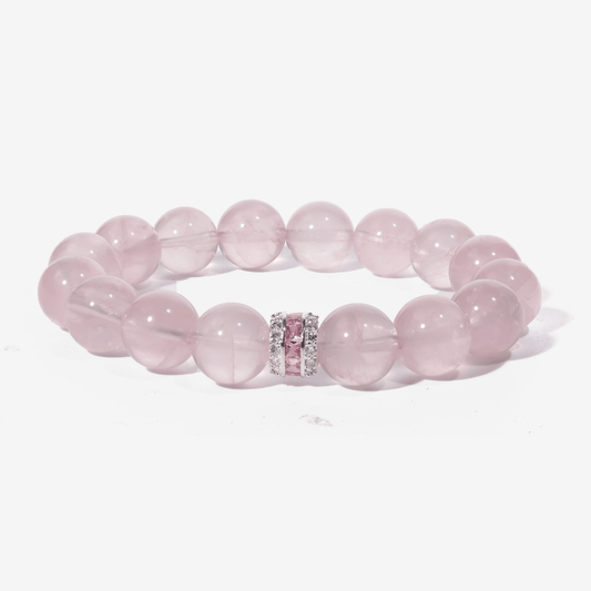 Pure Heart Rose Quartz Bracelet - JWPatronus