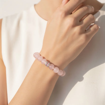 Royal Rose Quartz Serenity Bracelet - JWPatronus