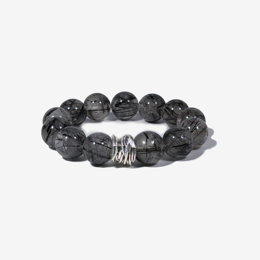 Eternal Guardian Black Rutile Quartz Bracelet