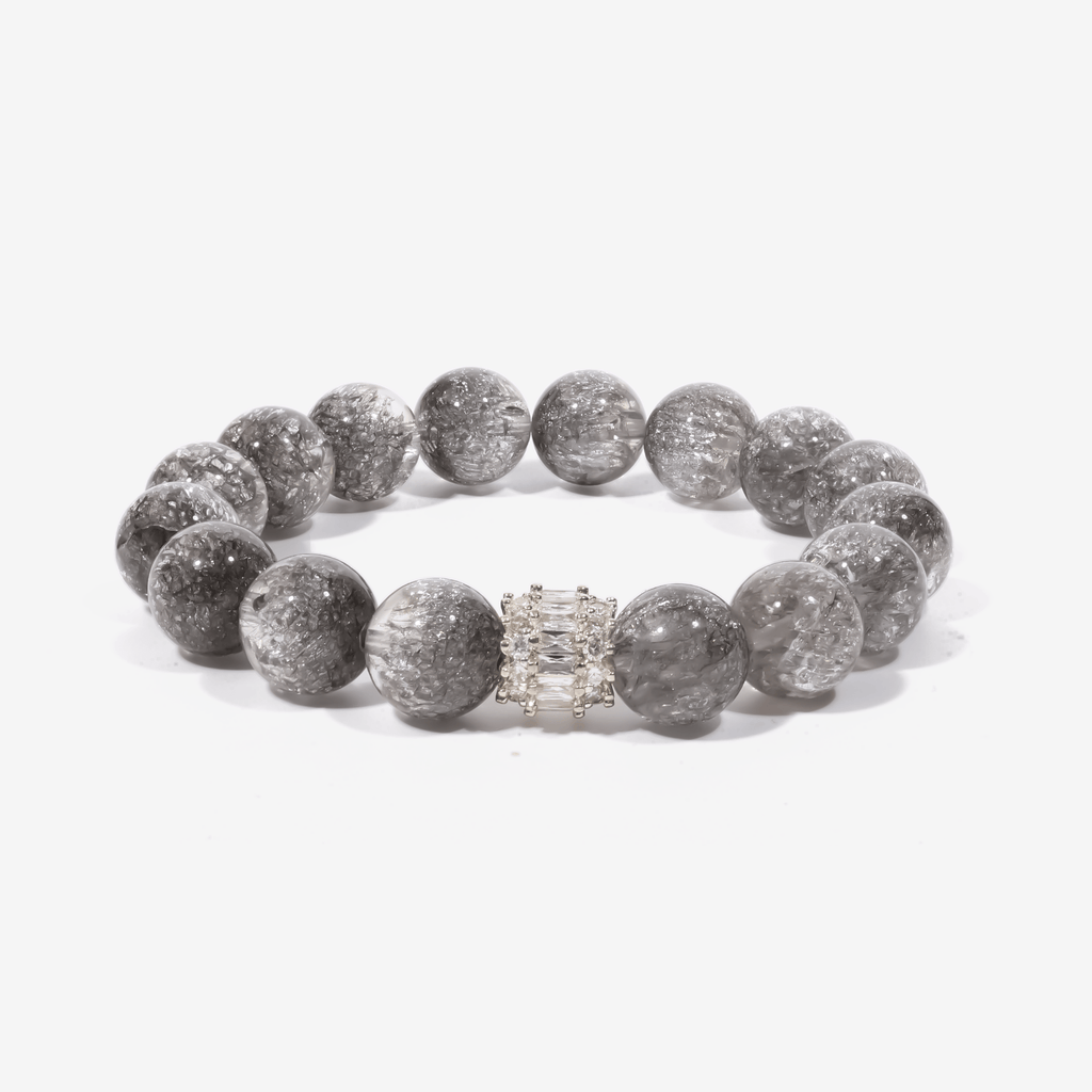 Ethereal Harmony Silver Quartz Bracelet - JWPatronus