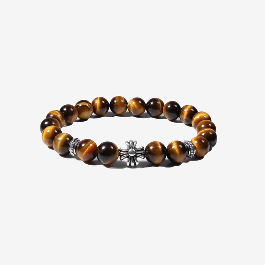 Tiger’s Cross Tiger’s Eye Bracelet