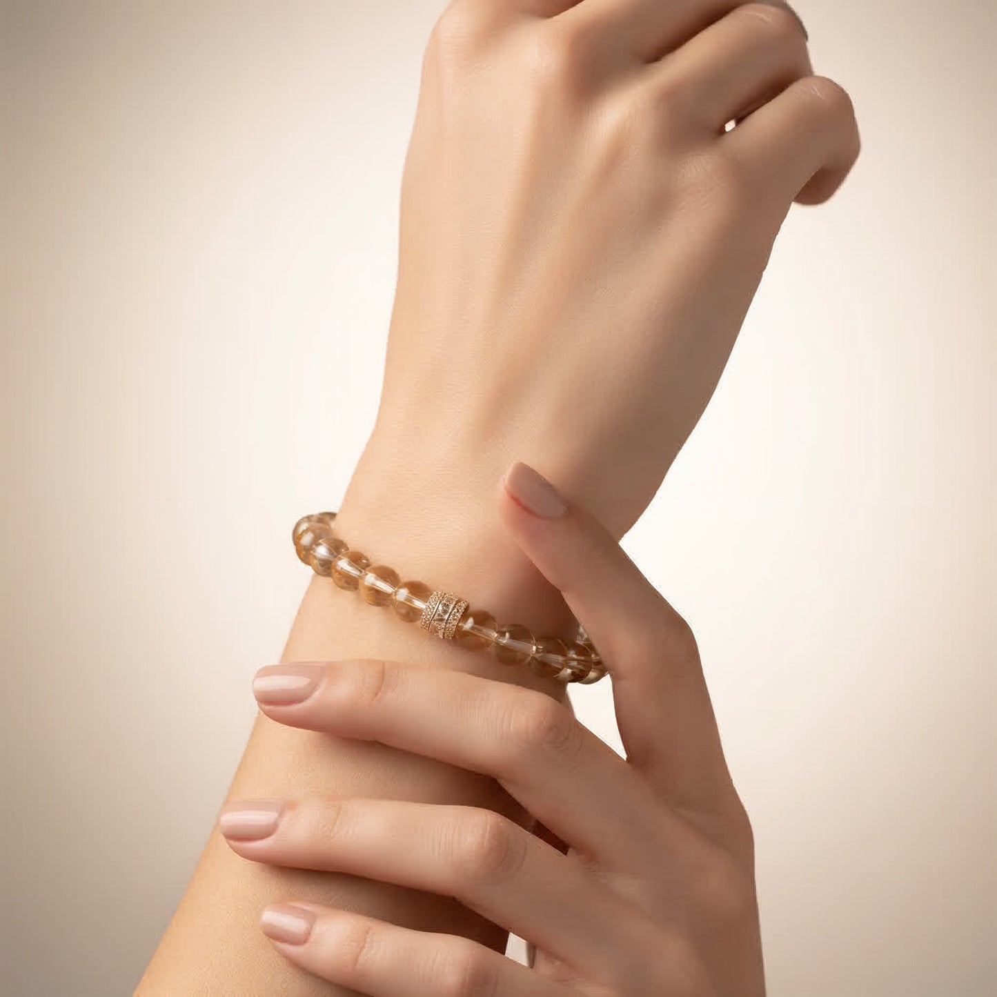 Serenity Citrine Bracelet – 8mm natural golden Citrine beads, handcrafted to inspire positivity, confidence, and joy by JWPatronus