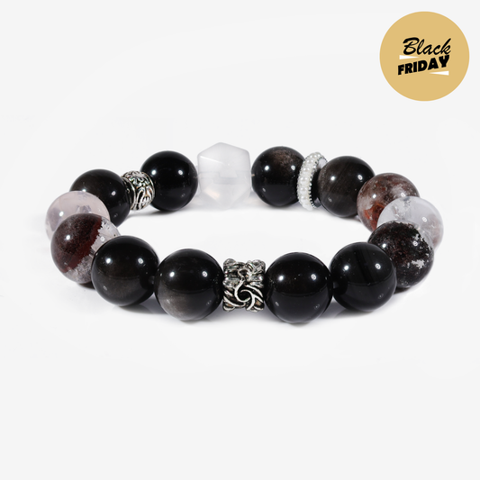 Shadow’s Embrace Obsidian Bracelet