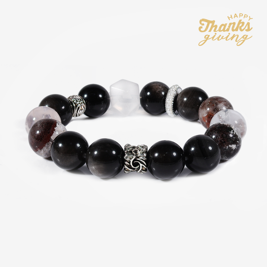 Shadow’s Embrace Obsidian Bracelet