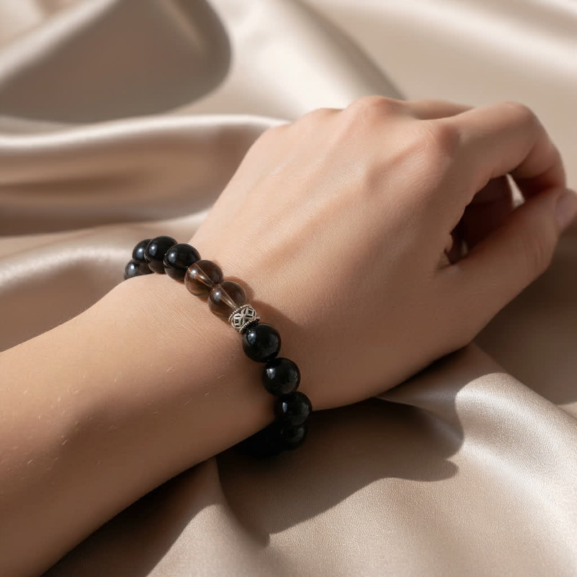 Grounding Serenity Obsidian Bracelet - JWPatronus