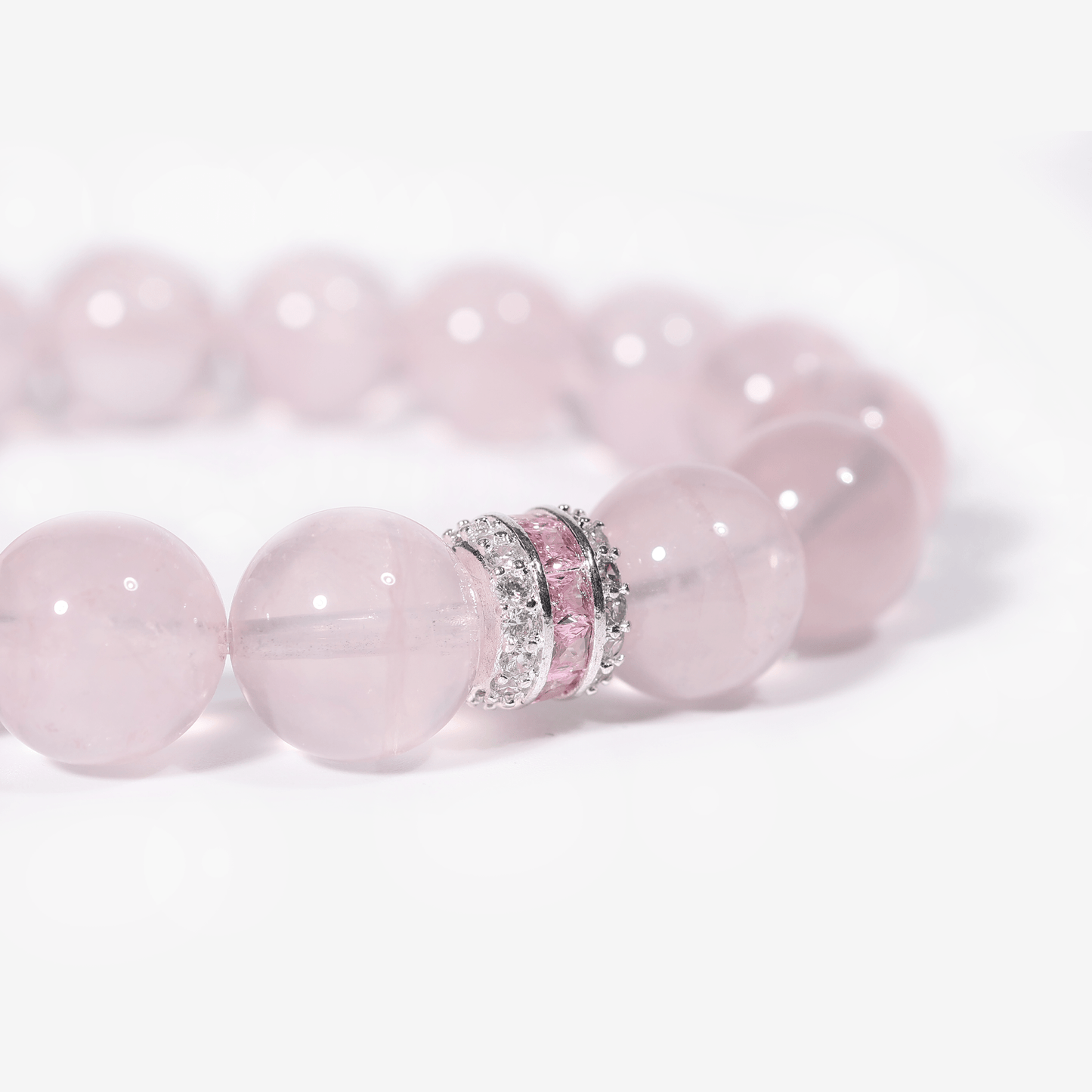 Pure Heart Rose Quartz Bracelet - JWPatronus