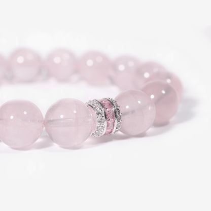 Pure Heart Rose Quartz Bracelet - JWPatronus
