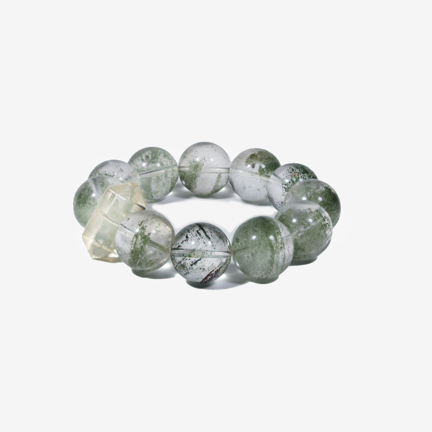 Mystic Forest Phantom Quartz Bracelet