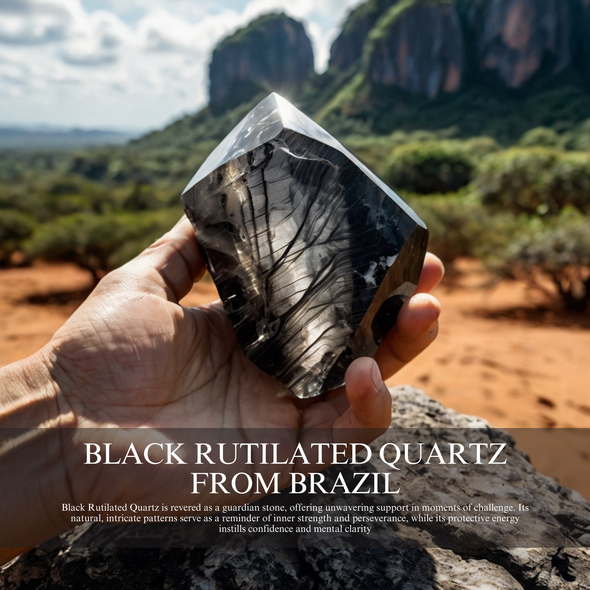 Guardian Black Rutile Quartz Bracelet - JWPatronus