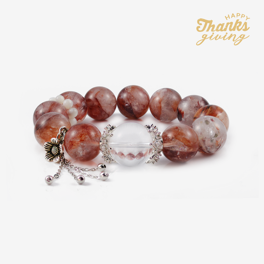 Hematoid Quartz Serenity Bracelet
