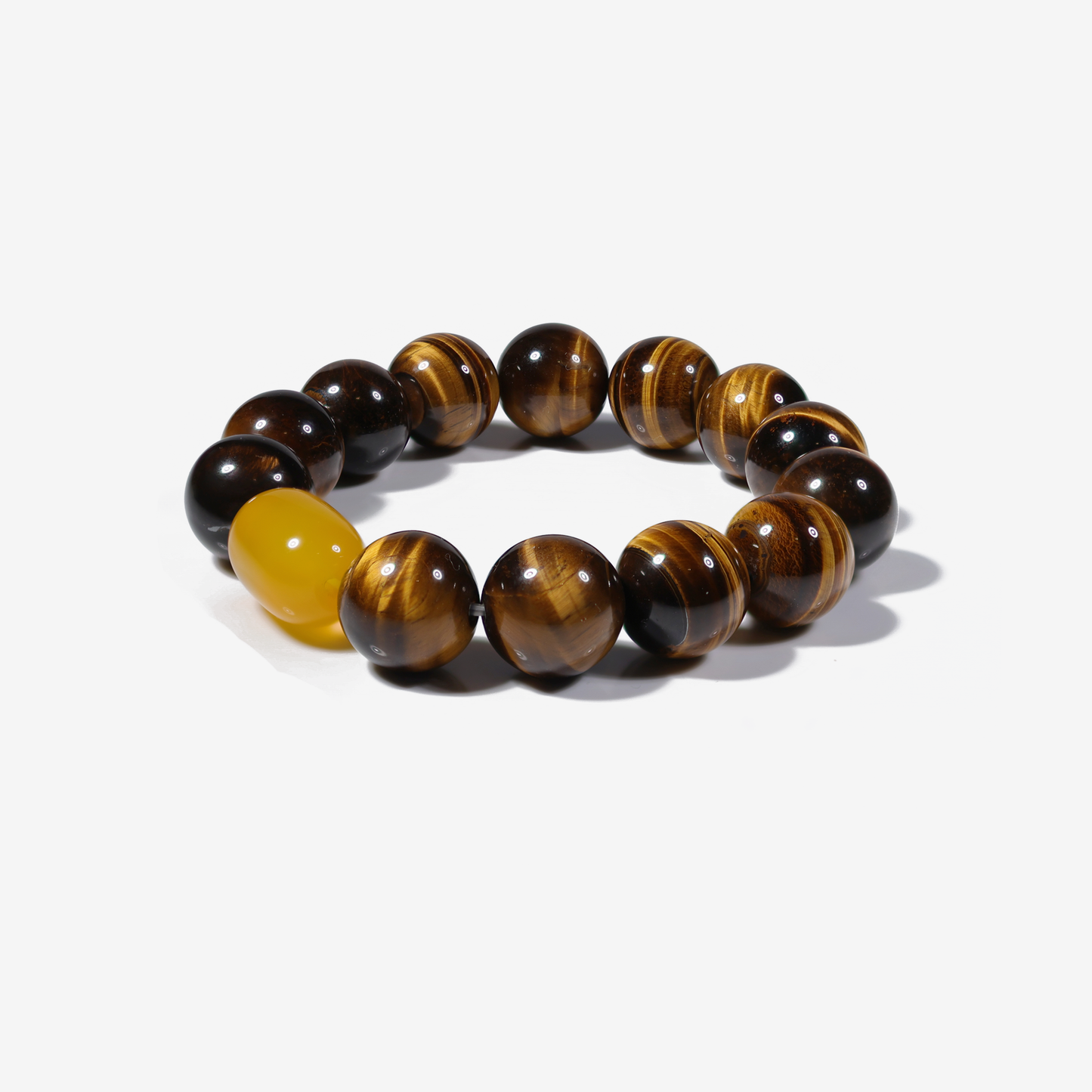 Tiger’s eye & Amber Bracelet