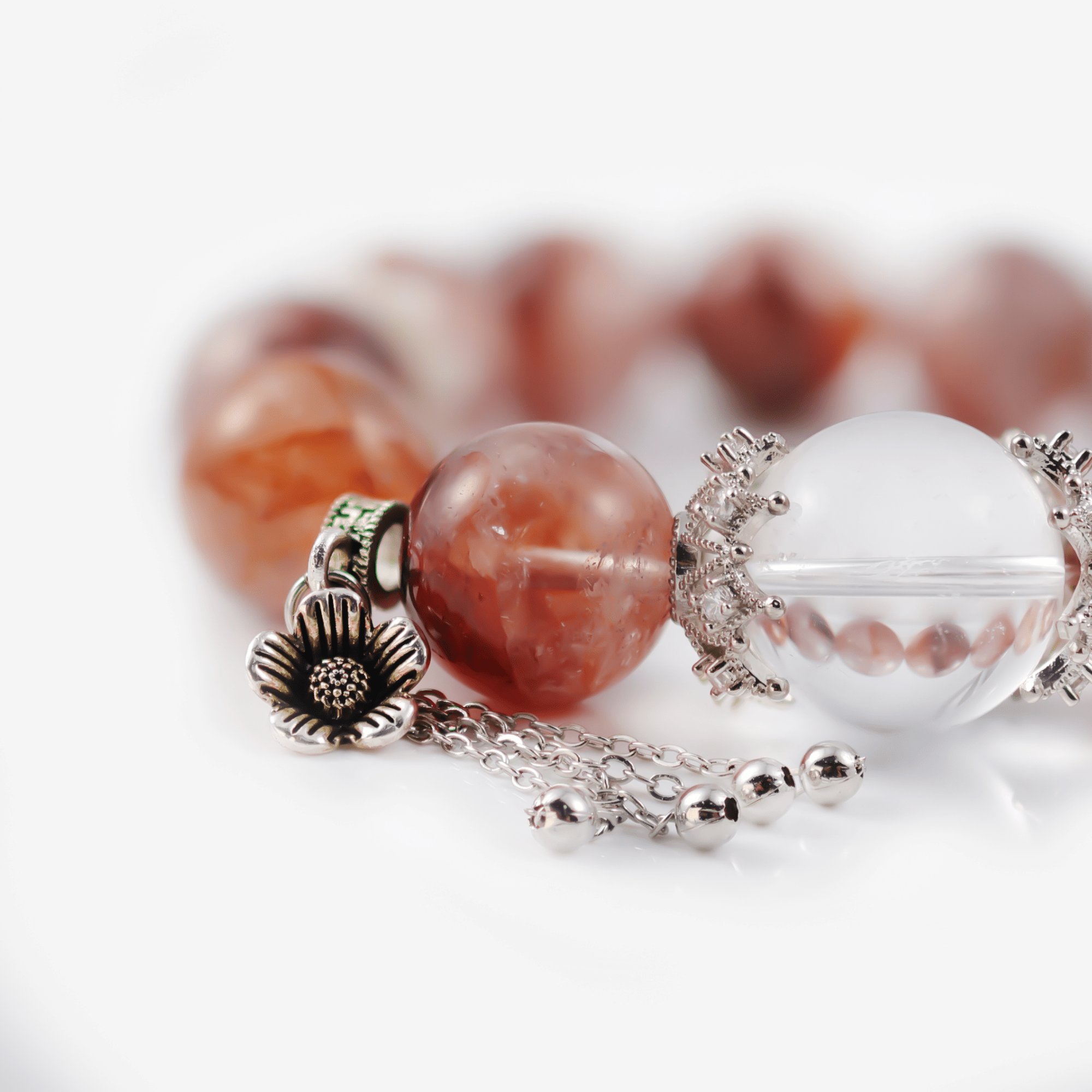Hematoid Quartz Serenity Bracelet - JWPatronus