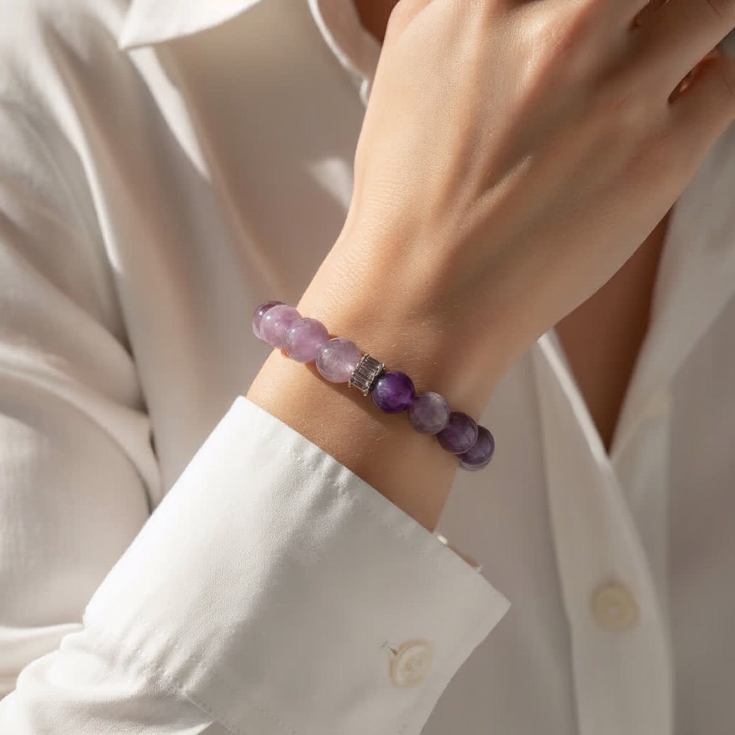 Lunar Grace Amethyst Bracelet - JWPatronus