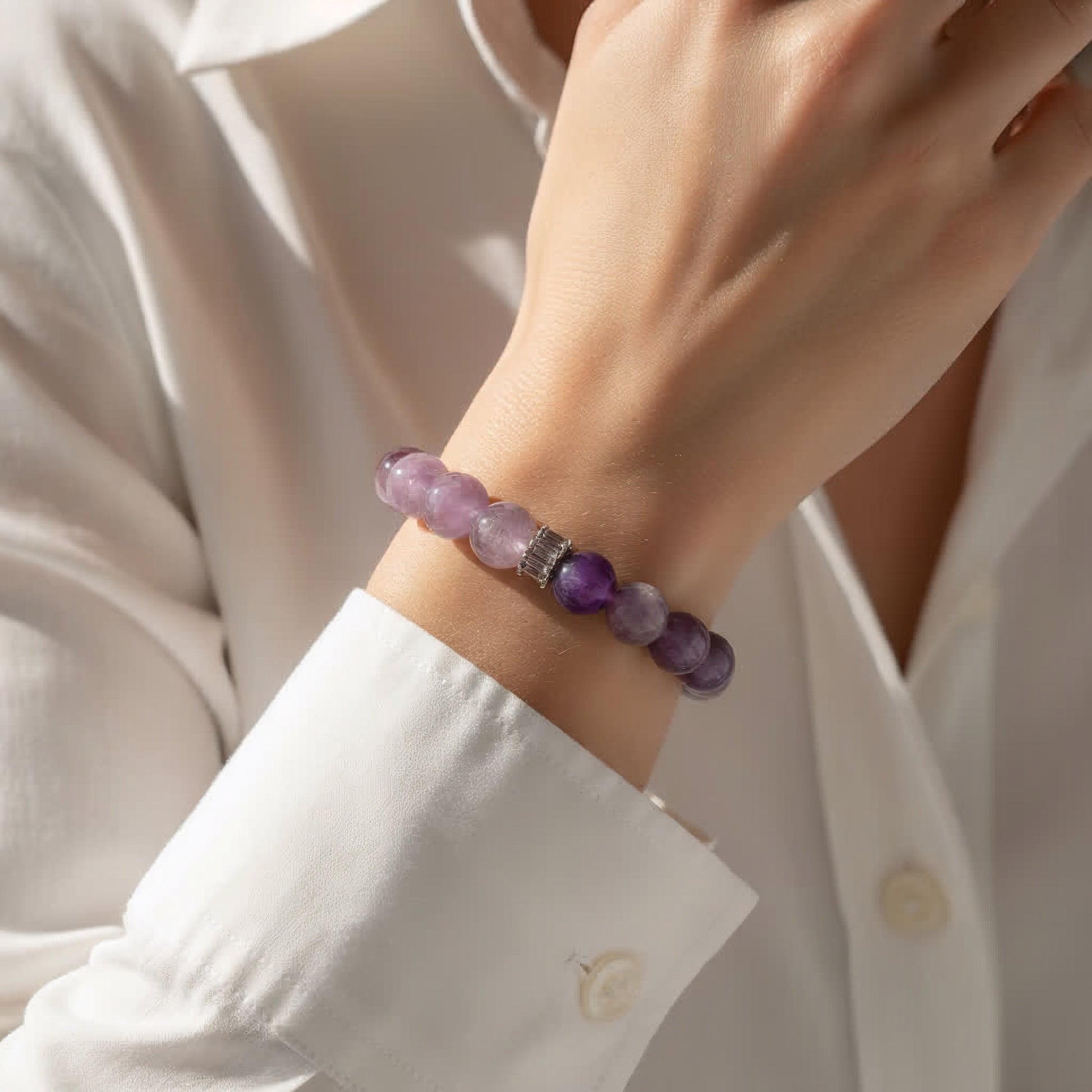 Lunar Grace Amethyst Bracelet - JWPatronus